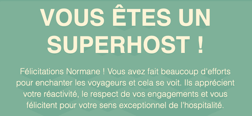 Immovibes, nommé Superhost sur Airbnb